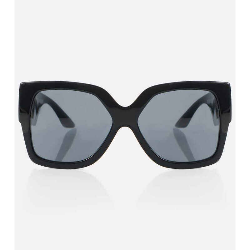 Versace Greca embellished oversized sunglasses