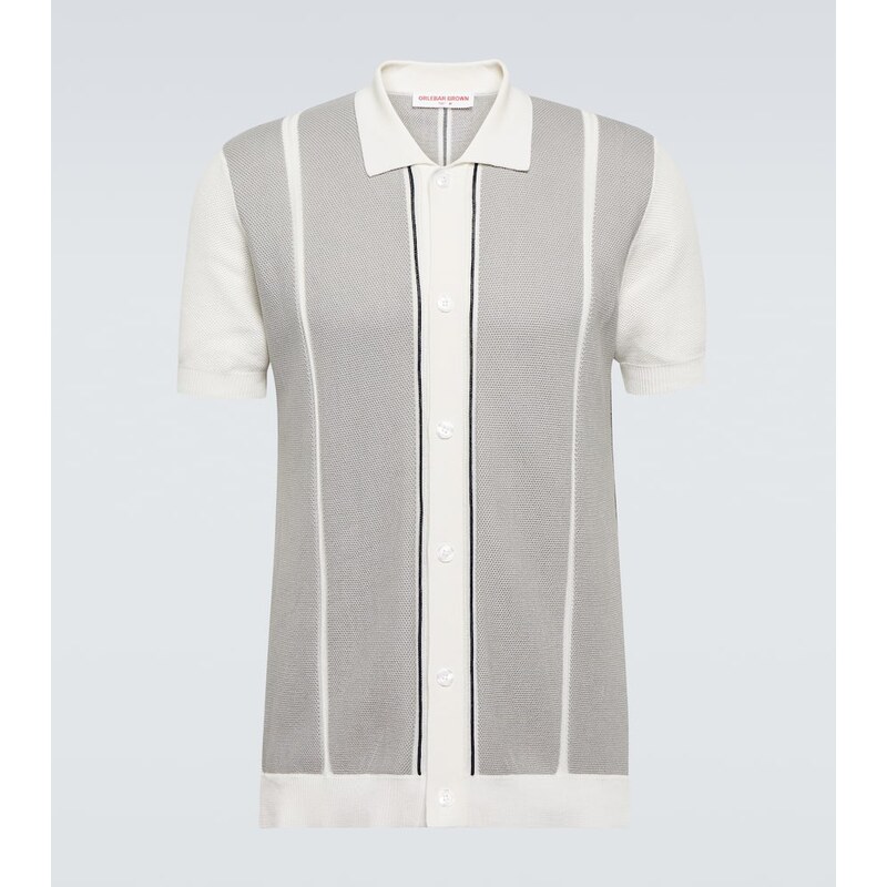 Orlebar Brown Tiernan Ripley knitted cotton shirt