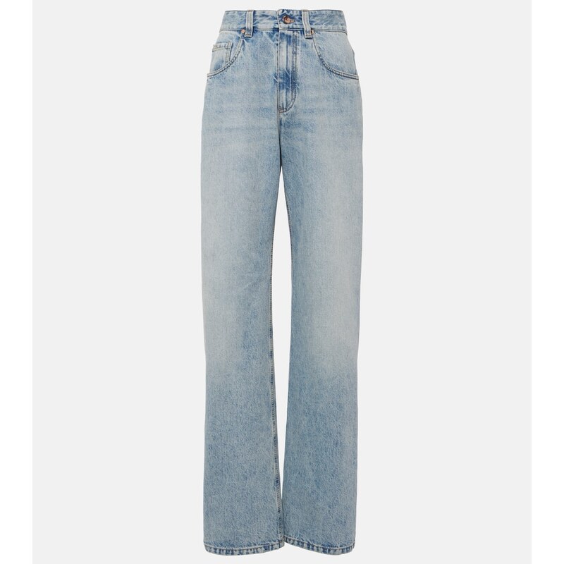 Brunello Cucinelli High-rise straight jeans