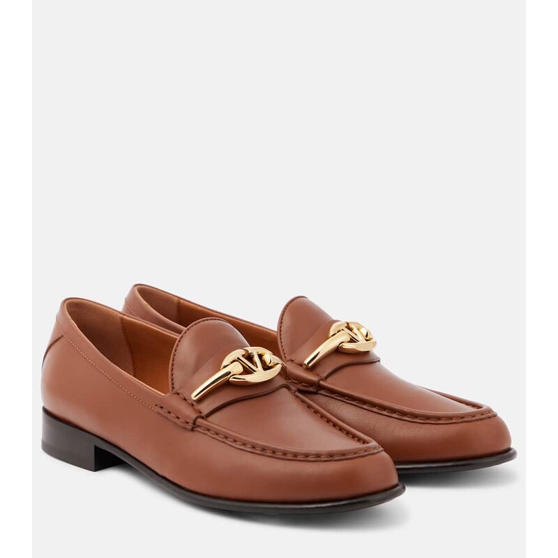 Valentino Garavani VLogo The Bold Edition leather loafers