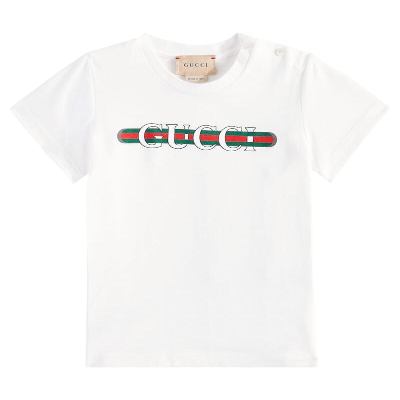 Gucci Kids Baby logo cotton jersey T-shirt