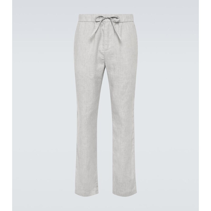 Frescobol Carioca Oscar linen and cotton straight pants