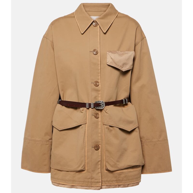 Dorothee Schumacher Perfect Match belted cotton jacket