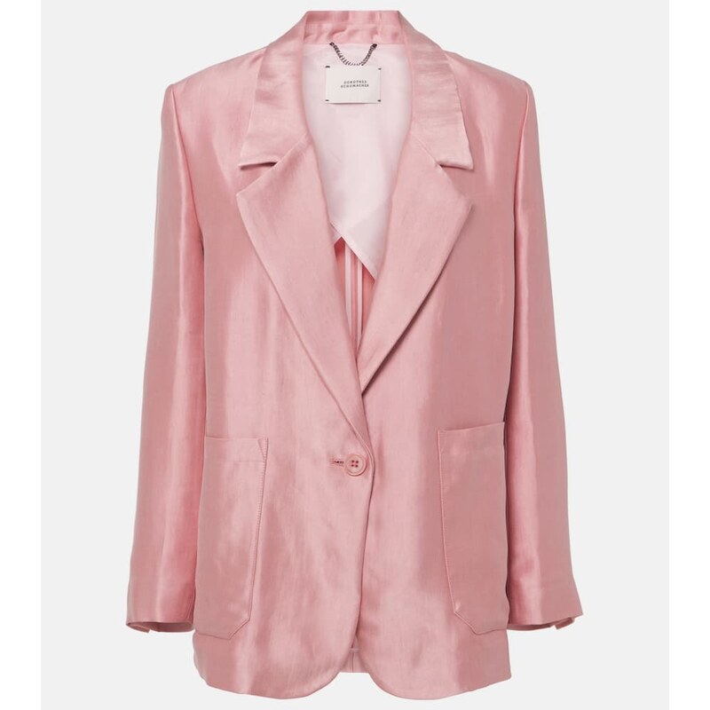 Dorothee Schumacher Slouchy Elegance satin blazer