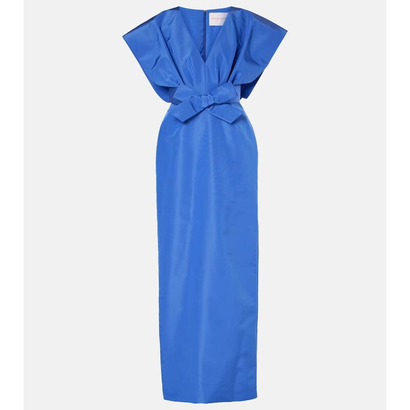 Carolina Herrera Bow-detail silk faille gown