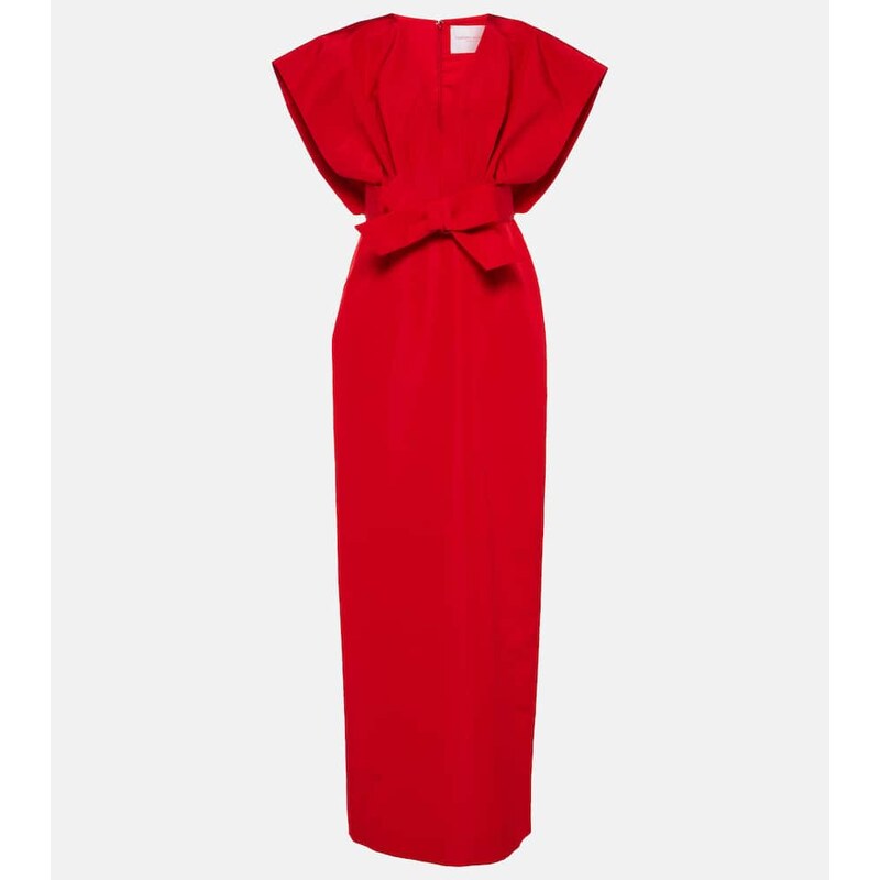 Carolina Herrera Bow-detail silk faille gown