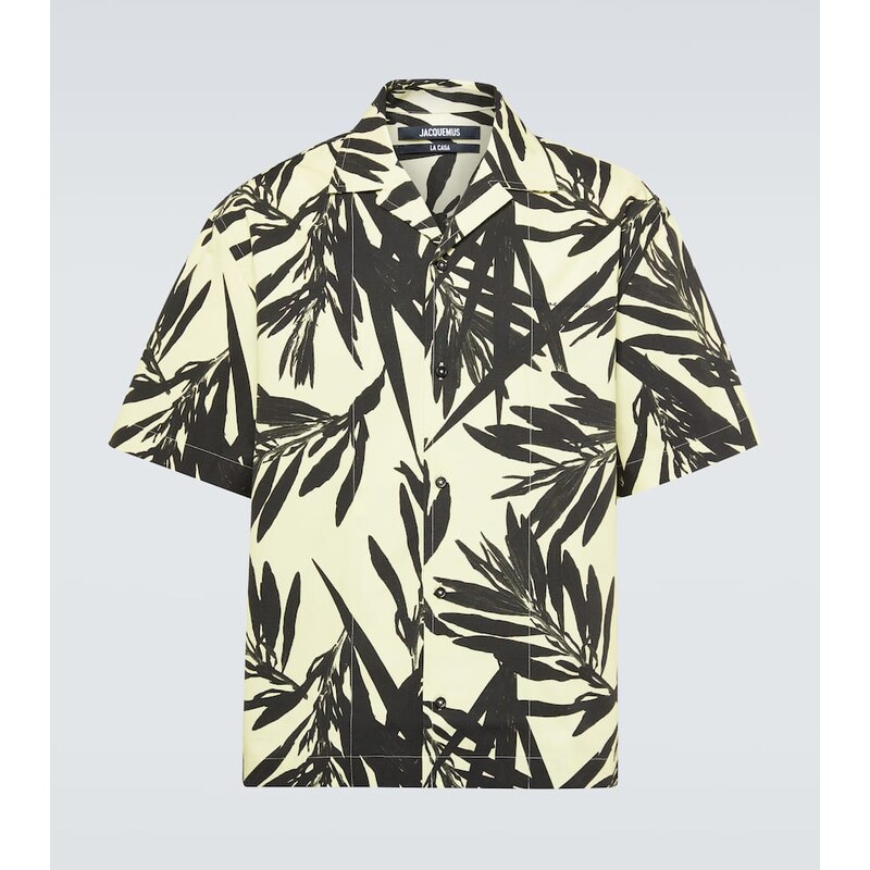 Jacquemus La Chemise Jean cotton poplin bowling shirt