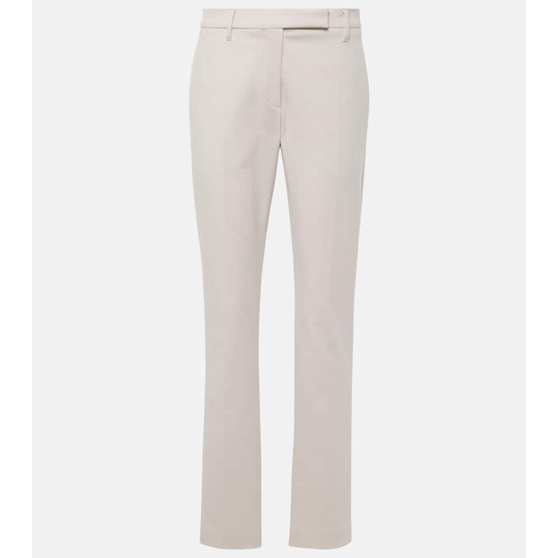 Brunello Cucinelli Cotton-blend slim pants