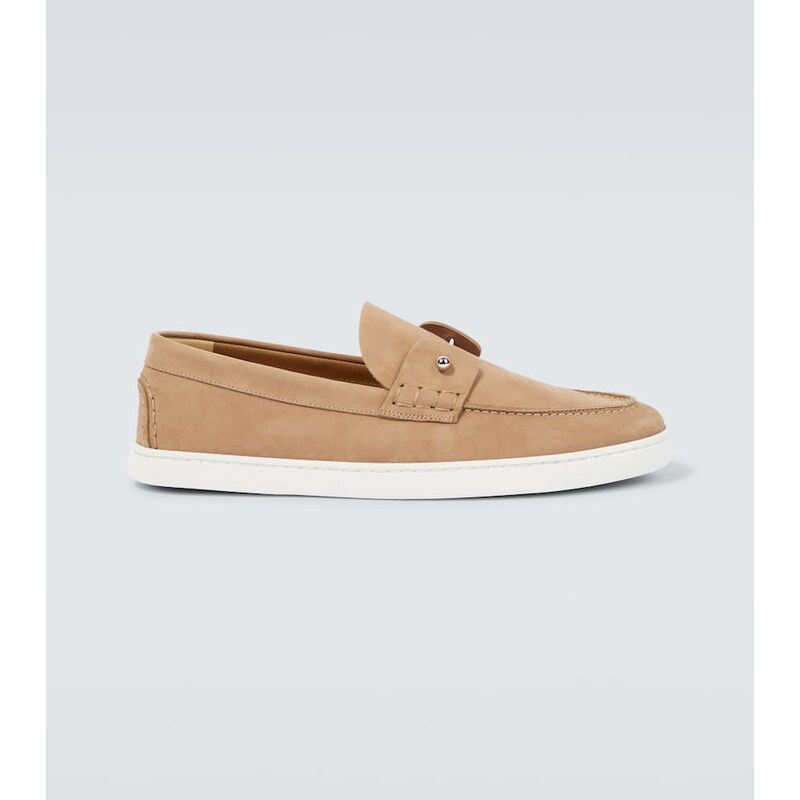 Christian Louboutin Chambeliboat leather slip-on shoes