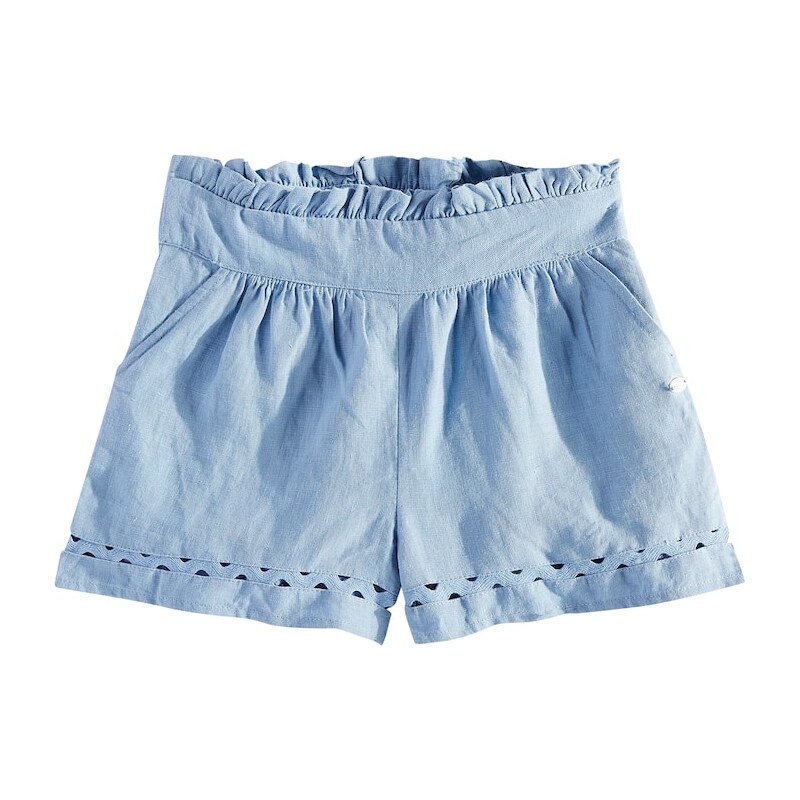 Tartine et Chocolat x Arizona Love gathered linen shorts