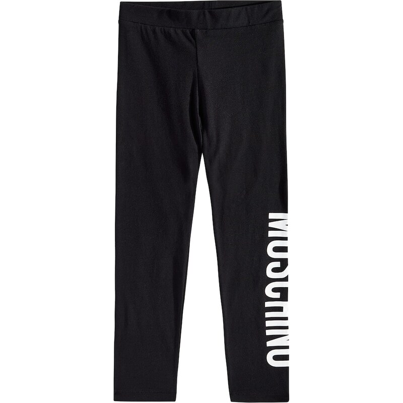 Moschino Kids Logo cotton-blend leggings
