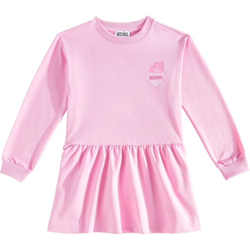 Moschino Kids Printed cotton-blend dress