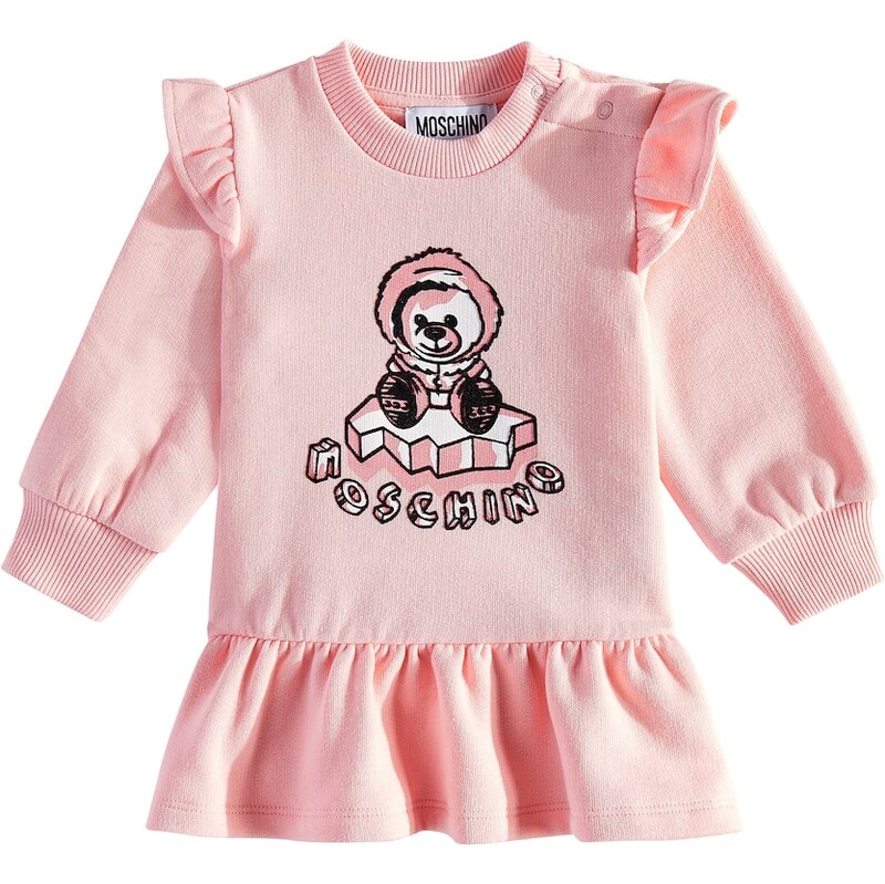 Moschino Kids Baby Teddy Bear cotton dress