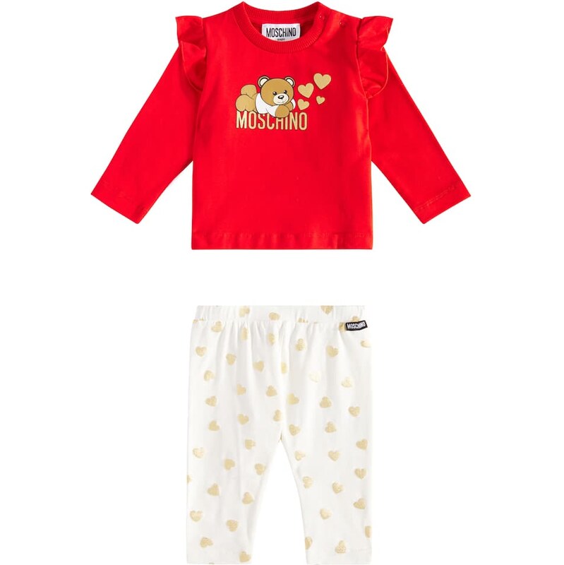 Moschino Kids Baby jersey top and pants set