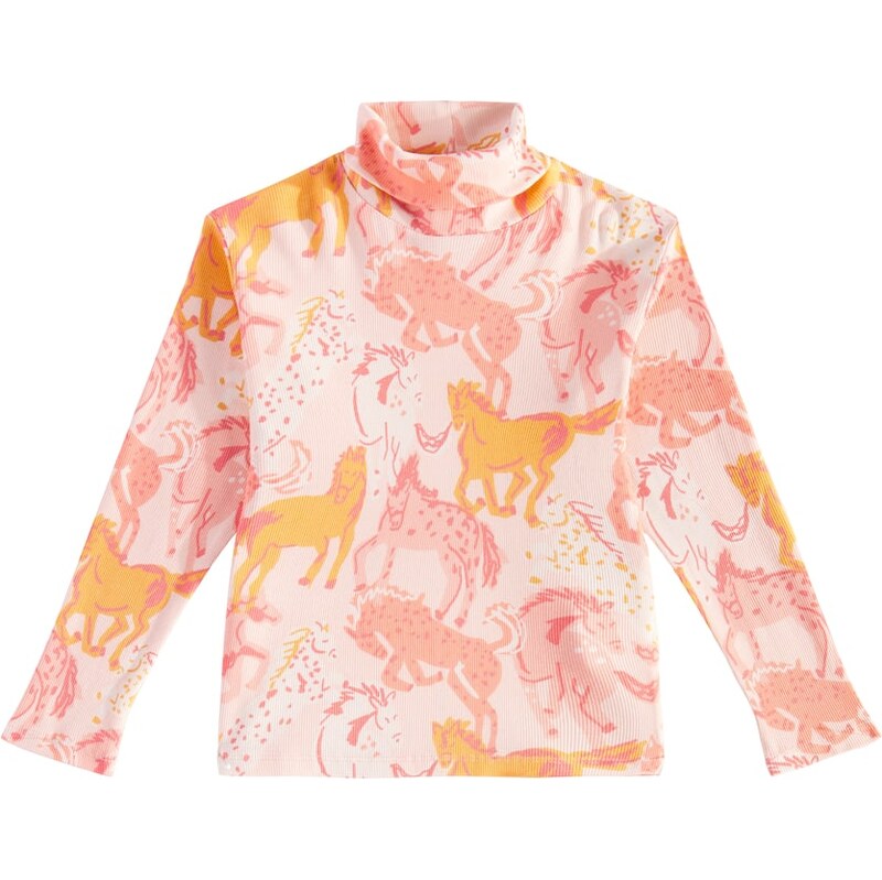 Stella McCartney Kids Printed cotton-blend turtleneck top