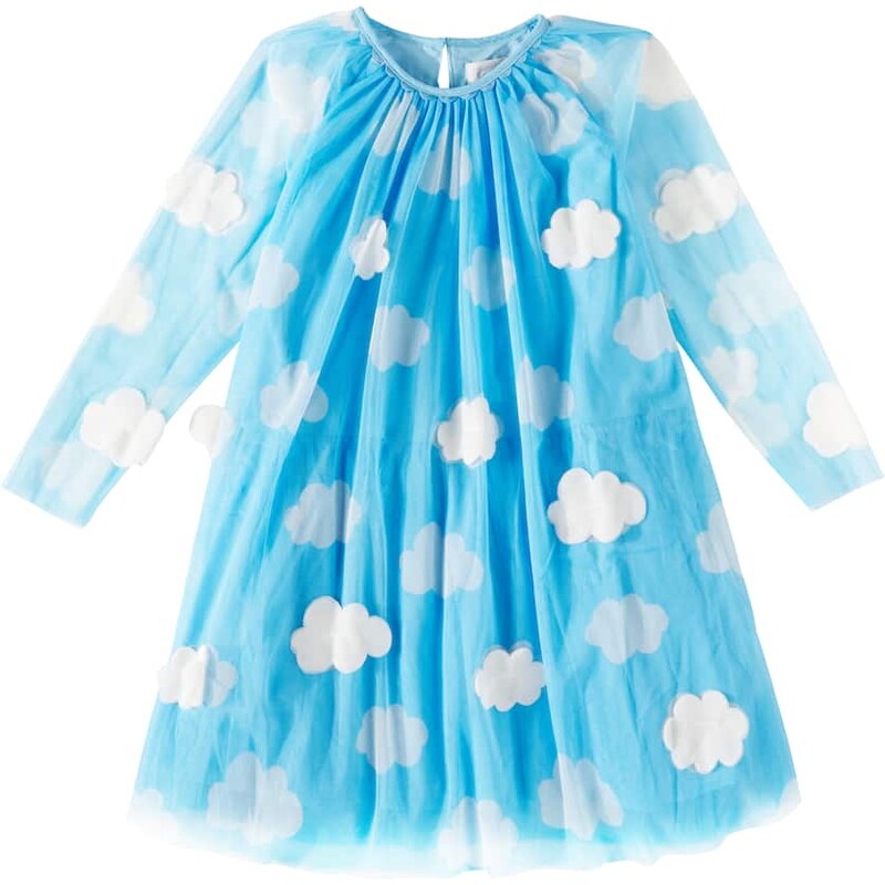 Stella McCartney Kids AppliquÃ printed tulle dress