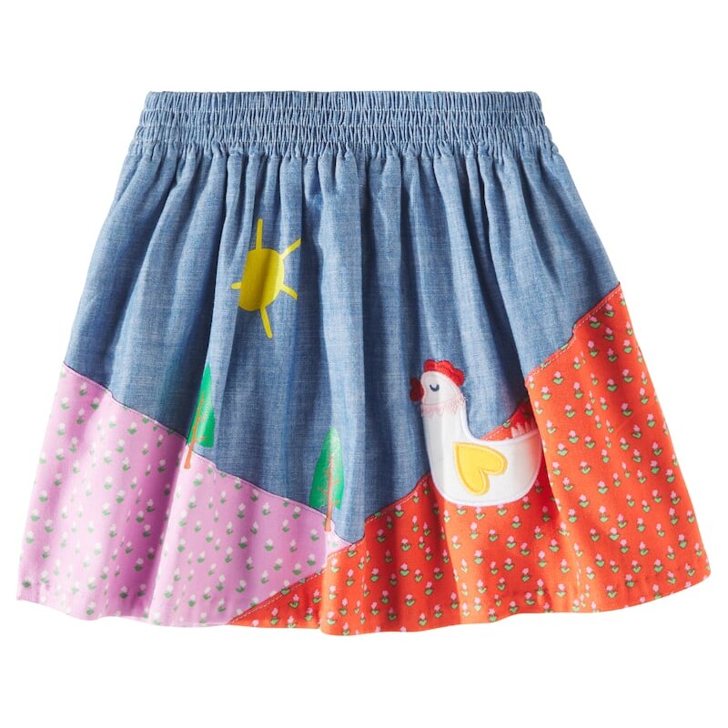 Stella McCartney Kids Printed cotton skirt