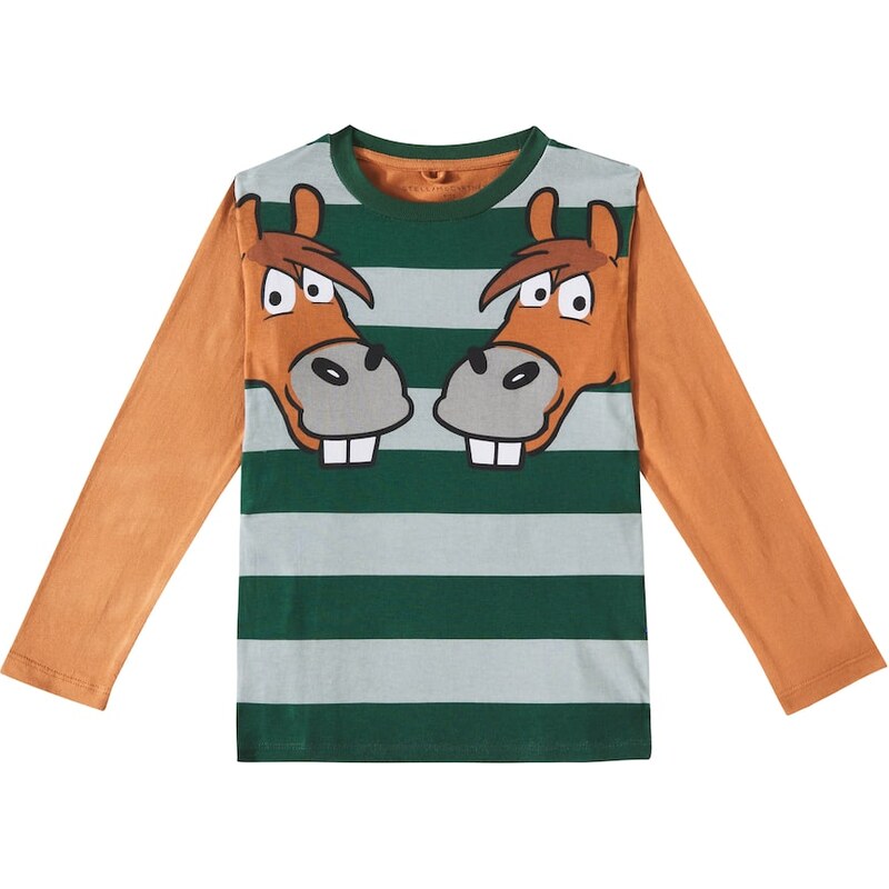 Stella McCartney Kids Printed cotton jersey top