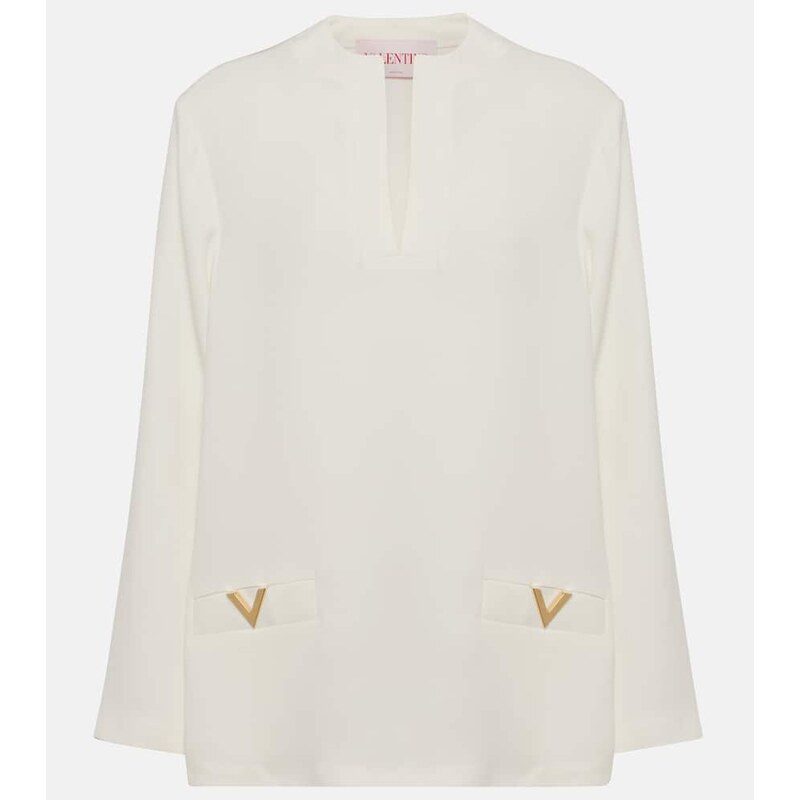 Valentino VGold silk top