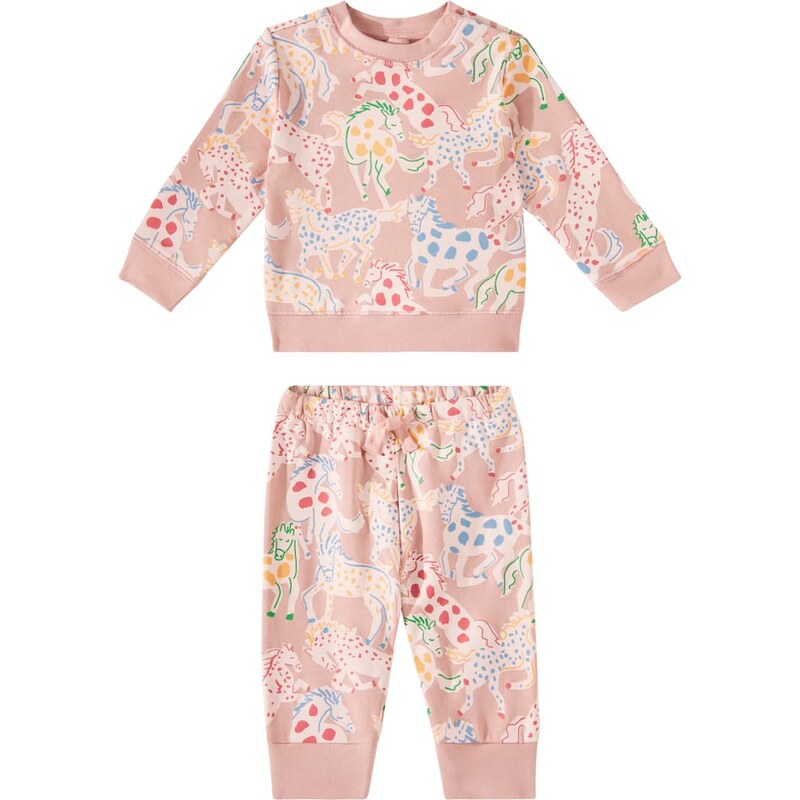 Stella McCartney Kids Baby printed cotton tracksuit