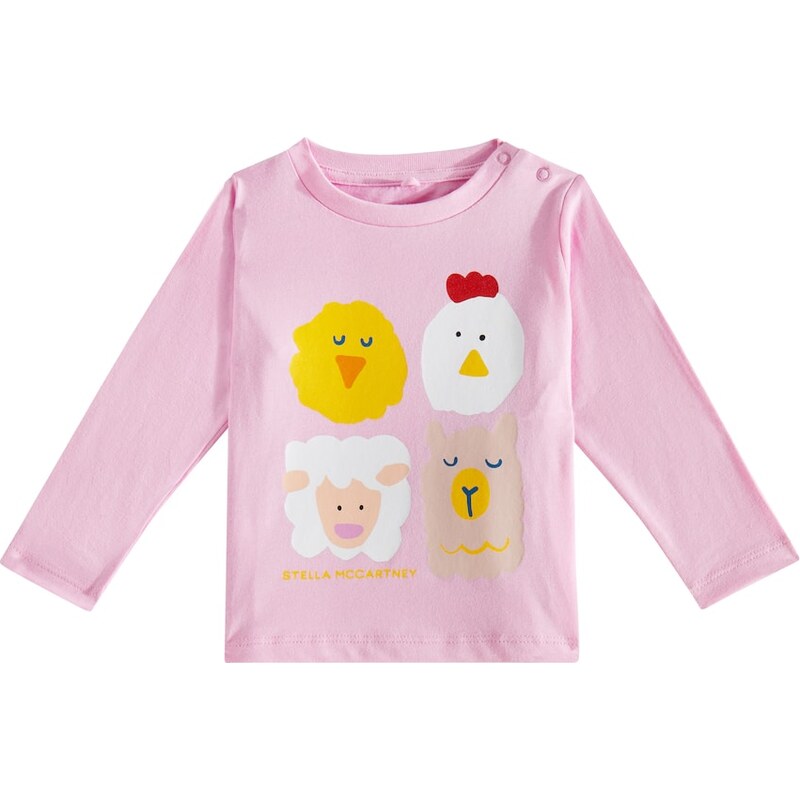 Stella McCartney Kids Baby printed cotton jersey top