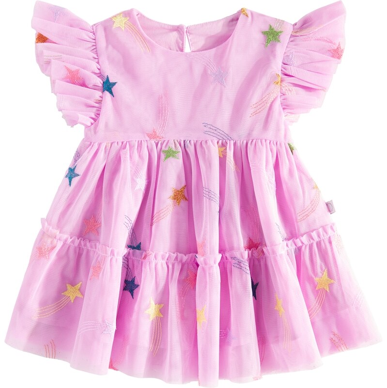 Stella McCartney Kids Baby embroidered tiered tulle dress