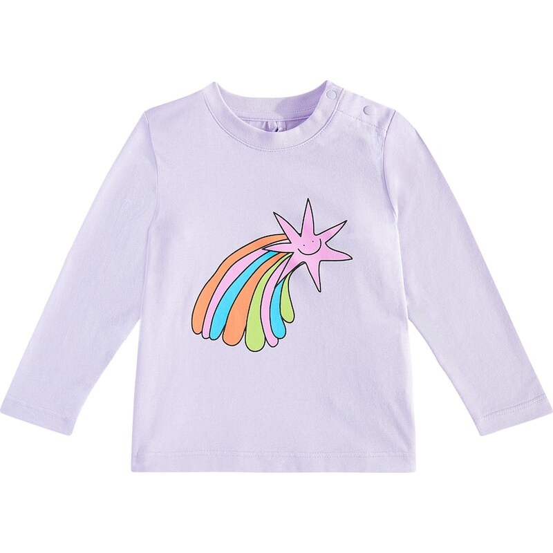 Stella McCartney Kids Baby printed cotton jersey top