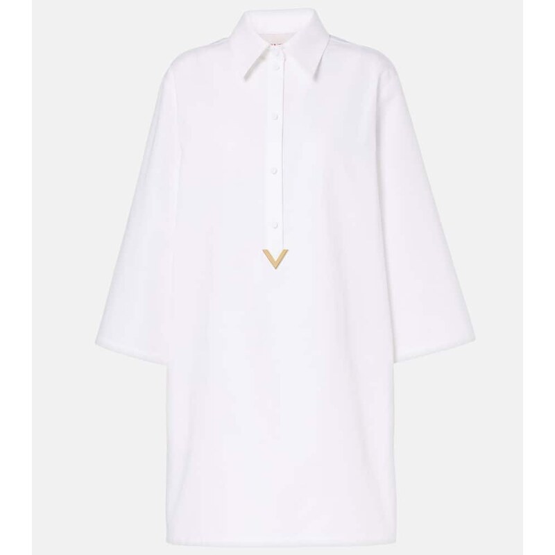 Valentino Cotton and linen minidress