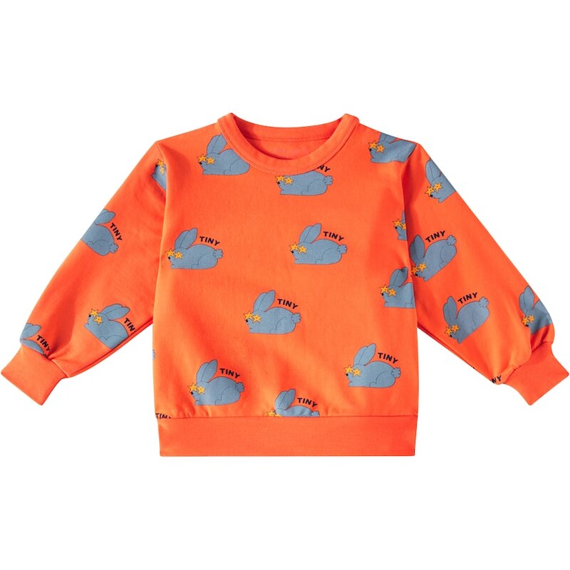 Tinycottons Rabbits printed cotton-blend sweatshirt