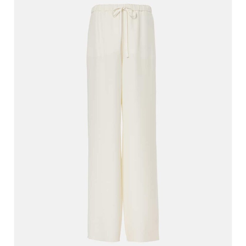 Valentino Cady Couture high-rise wide-leg pants