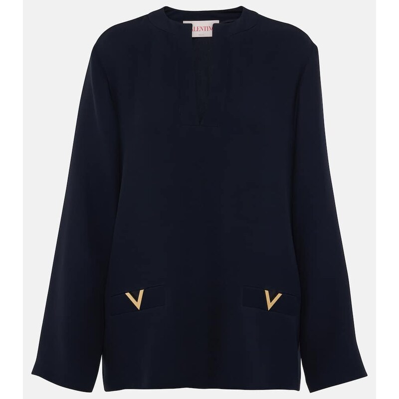 Valentino VGold Cady Couture top