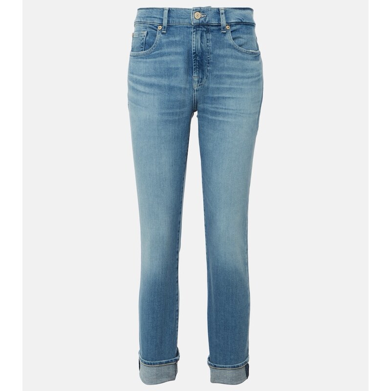7 For All Mankind Low-rise slim jeans