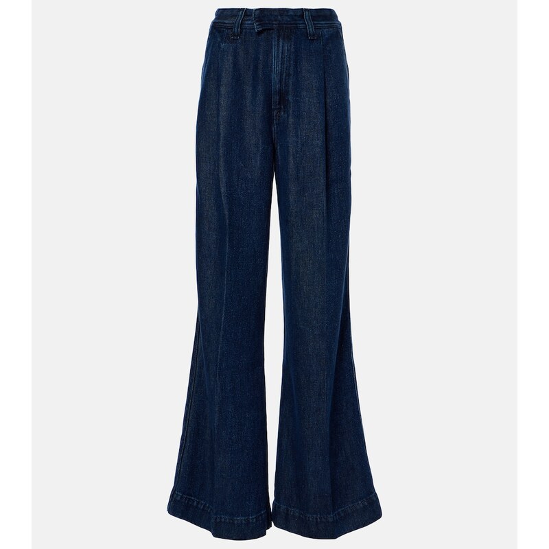 7 For All Mankind High-rise wide-leg jeans