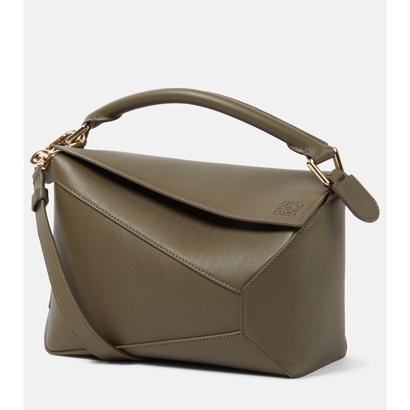Loewe Puzzle Edge Small leather top-handle bag