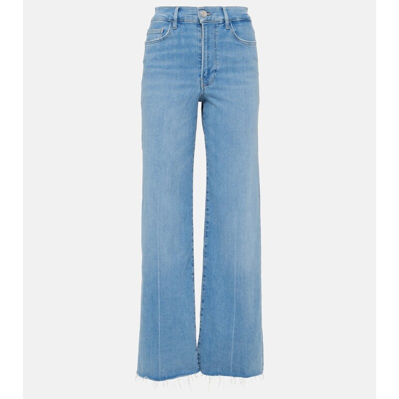 Frame Le Slim Palazzo high-rise wide-leg jeans