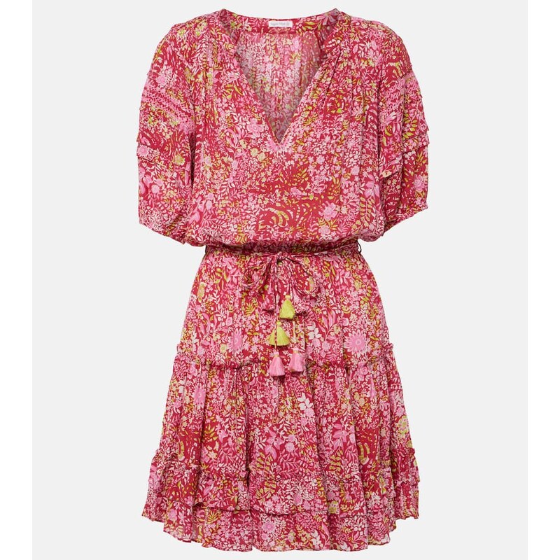 Poupette St Barth Bona floral minidress