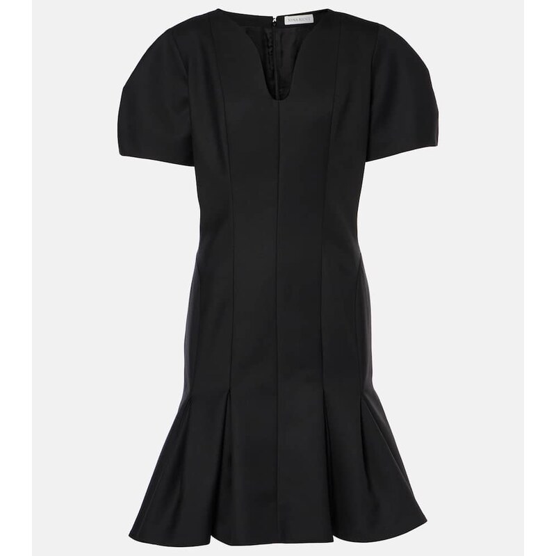 Nina Ricci Wool gabardine midi dress
