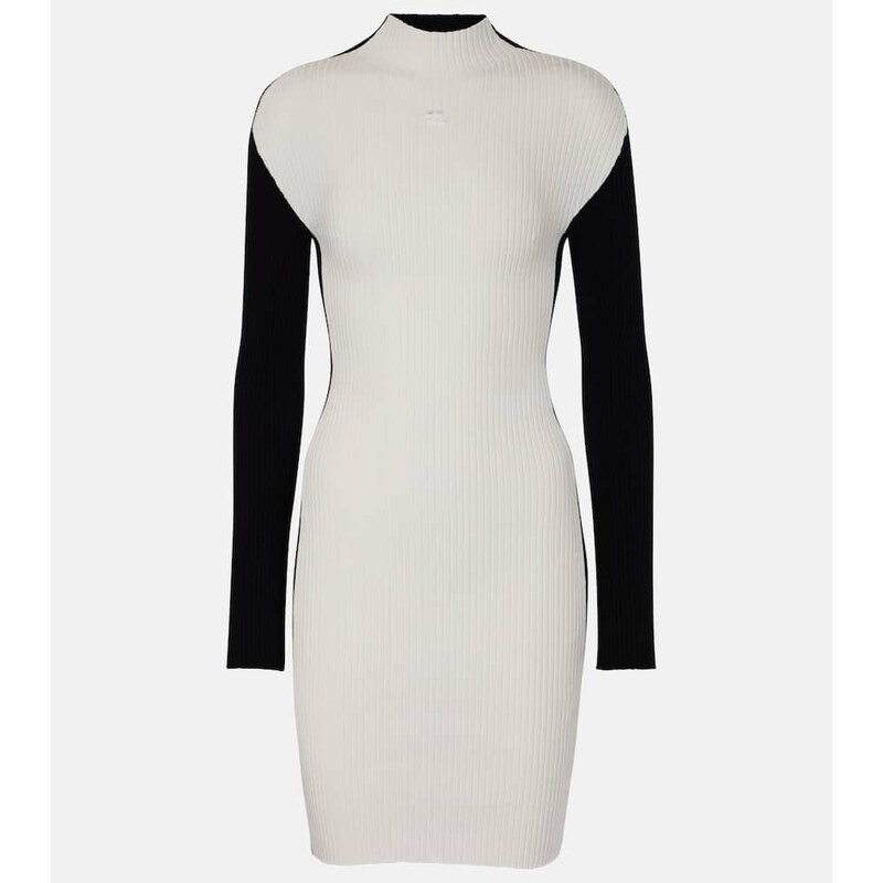 Courrèges Colorblocked minidress