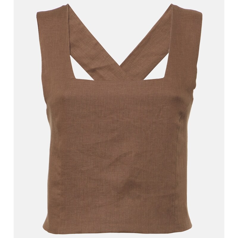 Asceno Cozumel linen tank top