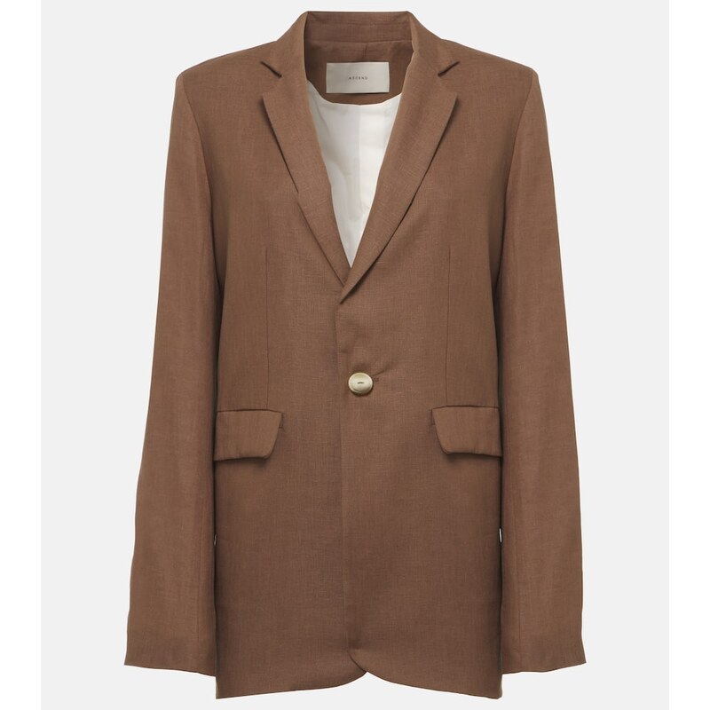 Asceno Azores linen blazer