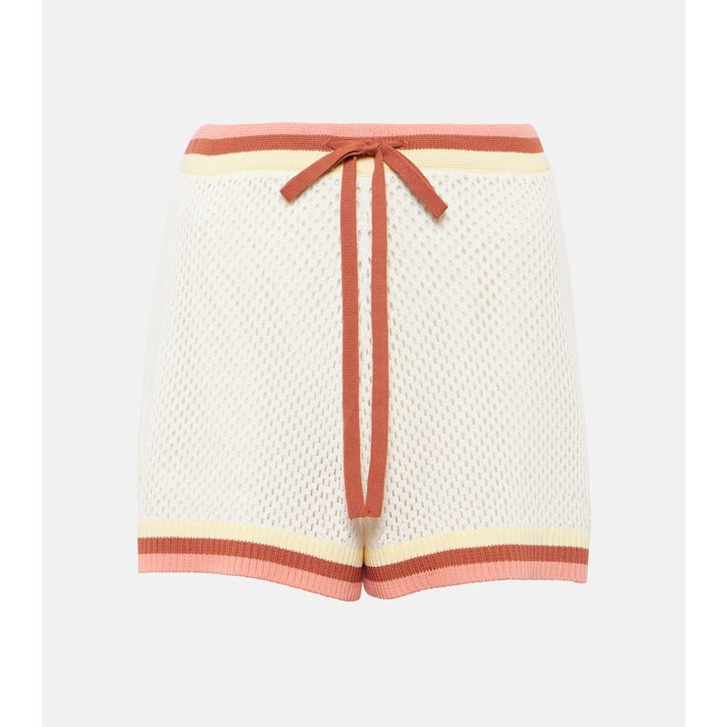 Zimmermann Golden high-rise shorts