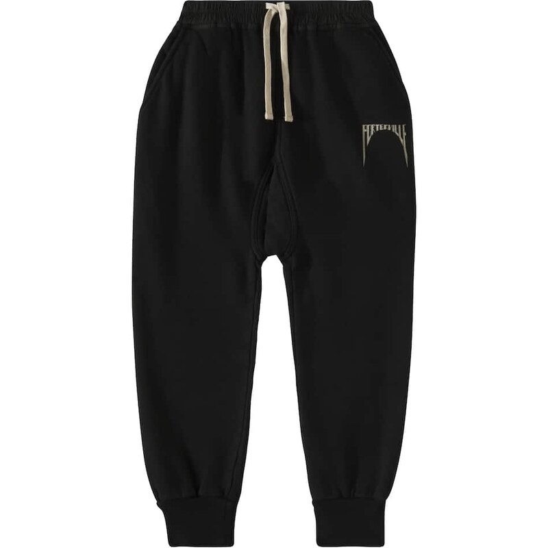 Rick Owens Kids Printed cotton sweatpants