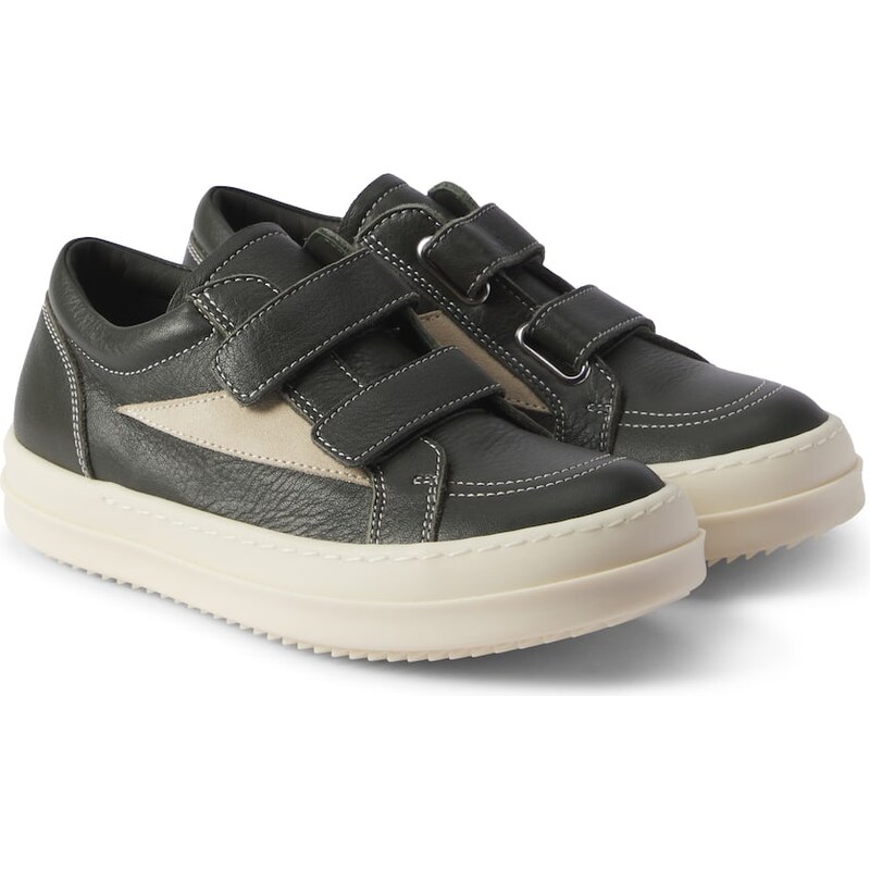 Rick Owens Kids Porterville leather low-top sneakers