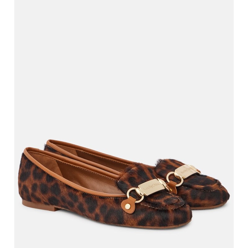 See By Chloé Signature calf hair ballet flats
