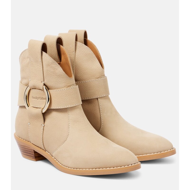 See By Chloé New Ring 40 leather ankle boots