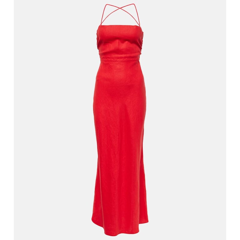 Faithfull Garcia linen maxi dress