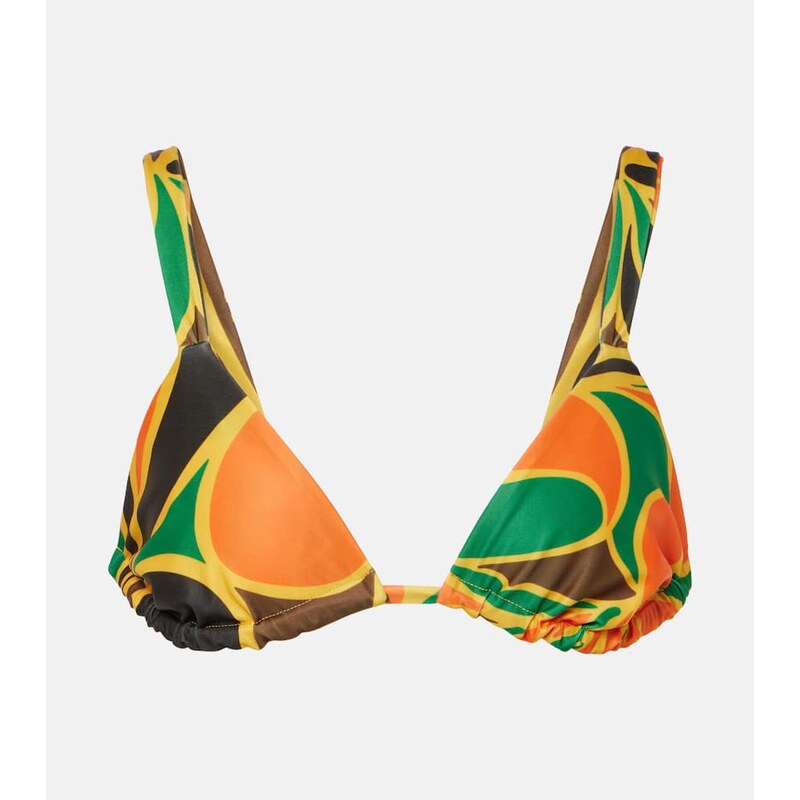 Faithfull Mary printed bikini top
