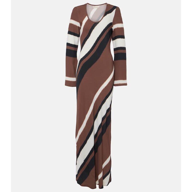 Faithfull Da Costa striped maxi dress
