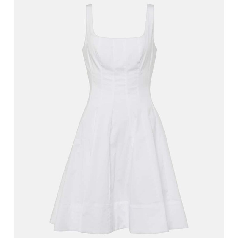 Staud Wells cotton poplin minidress