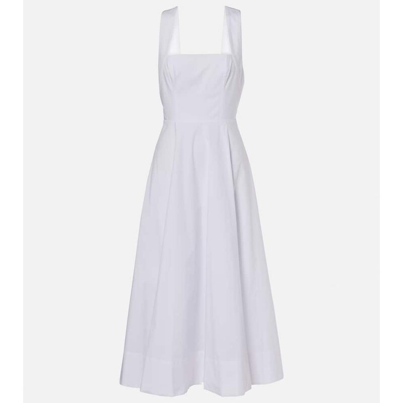 Staud Teresa cotton midi dress